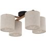 TK Lighting DEVA 6866 Stropná lampa 4x15W/E27 IP20