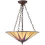 Endon DARK STAR 70754 Závesná lampa 3x60W/E27 IP20
