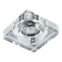 Prezent ELEGANT GLASS FIX 71011 Dekoračné downlight svetlo 1x50W/GU10 IP20