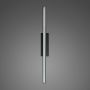 Altavola Design Linea No.1 LA089/W_38,5_3k_black Stena svietidlo 1x9W/LED 3000K 540lm IP44