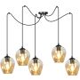 Emibig LEVEL 758/5 Závesná lampa 5x60W/E27 IP20