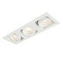 Endon XENO 78532 Vstavané downlight svetlo 3x50W/GU10 IP20