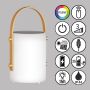 Fischer&Honsel Bari 850273 Stolná lampa 2x0.5W/LED RGBW 40lm IP44