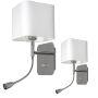 Milagro NAPOLI ML63600 Stena svietidlo 1xE27+ 1W LED 4000K 90LM IP20