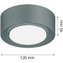 Argon ELORA 8917 Stropná lampa 1x12W/GX53 ip20