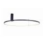 Zuma Line HORIK 89429-90BK Stropná lampa 1x40W/LED 3000K|4000K|6000K 4400lm IP20