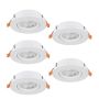 Eglo BARRANCO 902263 Vstavané downlight svetlo 5x4.5W/LED 2700K, 4000K, 6500K 5X450lm ip20