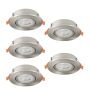 Eglo BARRANCO 902269 Vstavané downlight svetlo 5x4.5W/LED 2700K, 4000K, 6500K 5X450lm ip20