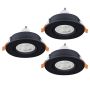 Eglo BARRANCO GU10 902257 Vstavané downlight svetlo 3x4.5W/GU10 ip20
