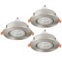 Eglo BARRANCO GU10 902259 Vstavané downlight svetlo 3x4.5W/GU10 ip20