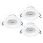 Eglo SALABATE 902272 Vstavané downlight svetlo 3x5W/LED 2700K, 4000K, 6500K 3X540lm ip65