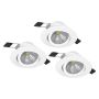 Eglo SALICETO 900745 Vstavané downlight svetlo 3x6W/LED 2700K 1350lm IP20