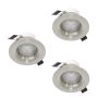 Eglo SALICETO 902279 Vstavané downlight svetlo 3x4.8W/LED 2700K 3X450lm ip20