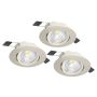 Eglo SALICETO 902282 Vstavané downlight svetlo 3x6W/LED 4000K 3X580lm ip20