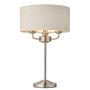 Endon HIGHCLERE 94369 Stolná lampa 3x18W/E14 IP20