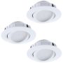 Eglo PINEDA 95851 Vstavané downlight svetlo 3x6W/LED 500LM