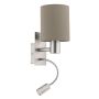 Eglo PASTERI 96478 Stena svietidlo 1x40W/E27 + 1X3,5W/LED 380LM