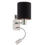 Eglo PASTERI 96483 Stena svietidlo 1x40W/E27 + 1X3,5W/LED 380LM