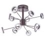 Italux METIS AX16002-12A COFFEE Stropná lampa 12x4,8W/LED IP20