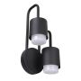Italux SORANO C49-2/BK-9 Stena svietidlo 2x6W/LED 1550LM IP44