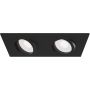 Maytoni ATOM DL024-2-02B Vstavané downlight svetlo 2x50W/GU10 IP20