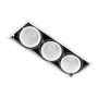Italux VERTICO GL7108-3/3X18W 3000K WH+BL Vstavané downlight svetlo 3x18W/LED 4200LM IP20