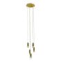 Italux MENTIN HD443N-05-8144 NN BB Závesná lampa 5x5W/LED