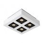 Italux CASEMIRO IT8001S4-WH/BK Natáčané downlight svetlo 4x50W/GU10