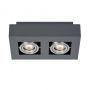 Italux CASEMIRO IT8002S2-BK/AL Natáčané downlight svetlo 2x50W/GU10