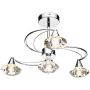 Dar Lighting LUTHER LUT0450 Stropná lampa 4x40W/G9