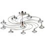 Dar Lighting LUTHER LUT2346 Stropná lampa 10x40W/G9