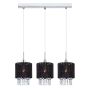 Italux ASTRA MDM1953-3 BK Závesná lampa 3x40W/E14