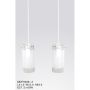 Italux BLEND MDF9489/2 Závesná lampa 2x60W/E27