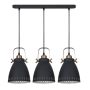 Italux FRANKLIN MD-HN8026S-3-B+RC Závesná lampa 3x60W/E27
