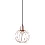 Italux GERVAIS MDM-3344/1 BK+COP Závesná lampa 1x40W/E27