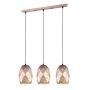 Italux HARLEY MDM-3480/3 GD Závesná lampa 1x40W/E27