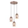 Italux HARLEY MDM-3480/3A GD Závesná lampa 3x40W/E27