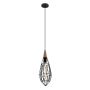 Italux MAELLE MDM-2595/1S BK Závesná lampa 1x40W/E14