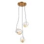 Italux MELISA MDM-3942/3 GD Závesná lampa 3x25W/G9 IP20