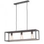 Italux SIGALO MD-BR4367-D3 GR Závesná lampa 3x60W/E27