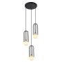 Italux SIMON MDM-3938/3 BK Závesná lampa 1x25W/G9 IP20