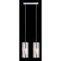 Italux TRIPLET MDM1575/2CR Závesná lampa 2x60W/E27