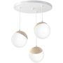 Milagro SFERA WOOD MLP5425 Závesná lampa 3x40W/E14 IP20