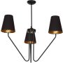 Milagro VICTORIA BLACK MLP4912 Žiarovka 3x60W/E27 IP20