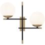 Maytoni NOSTALGIA MOD048WL-02G Stena svietidlo 2x40W/E14