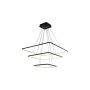 Milagro NIX BLACK ML519 Závesná lampa 3x117W/LED 8190LM
