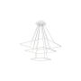 Milagro NIX WHITE ML515 Závesná lampa 3x117W/LED 8190LM