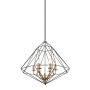 Italux MARESMO PEN-6369-6-BKBR Závesná lampa 6x40W/E14