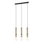 Italux TORLA PEN-5041-3-BKBR Závesná lampa 3x40W/E27