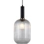 Italux ANTIOLA PND-5588-1L-BK+CL Závesná lampa 1x40W/E27 IP20